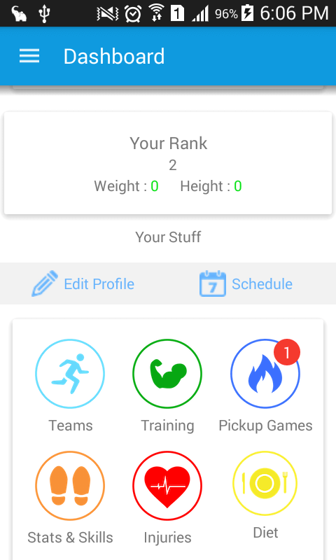 sport app development company